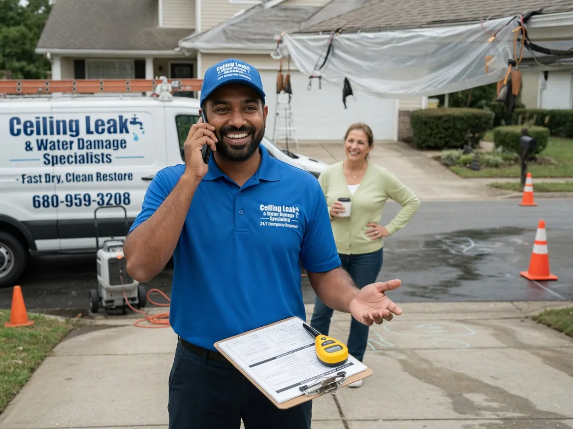 Ceiling Leak Cleanup Johnson City, NY FAQs